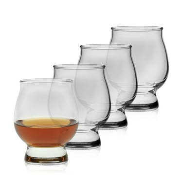 Libbey Signature Kentucky Bourbon Trail Whiskey Glass, Bourbon Glasses Set of 4, Dishwasher Safe, Restaurant Quality Bourbon Tasting Glasses