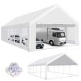 thumbnail image 3 of COBIZI 20x40 Heavy Duty Outdoor Canopy Large Party Tent & Carport, Upgraded Outdoor Event Shelter Tent with 8 Removable Sidewalls, UV50+, Big Tent for Wedding, Festivals, Birthday Parties, White, 3 of 19