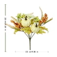 thumbnail image 3 of Fall Decor, 4Pcs 11.8 Inch Artificial Autumn Pumpkin Berry Maple Leaves Stems Picks Vase Decorations For Home Harvest Holiday Halloween Thanksgiving Table Centerpiece Indoor Decor, 3 of 6
