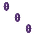 thumbnail image 1 of QualitChoice Jouet Réglable Bulle Pousser Bracelet Silicone Lavable Jouet Violet 3Set, 1 of 6
