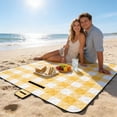 thumbnail image 2 of Yhmxh Outdoor Picnic Blankets, 80"x 80" Waterproof and Foldable Blanket, Durable, Spacious and Portable Camping Blanket for Families, Perfect for Hiking/Beach/Park, and Nature Excursions, 2 of 7