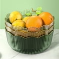 thumbnail image 6 of Multifunctional Large Capacity Fruit Basin Transparent Plastic Fruit Bowl Stackable Salad Bowl Living Room Storage Fruit Tray, 6 of 9