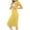 Yellow, variant on Edvintorg Nursing Dresses Breastfeeding Fashion Solid Color Short Sleeve Casual Pregnant Clothes Maternity Nursing Dress Knee Length Vestidos