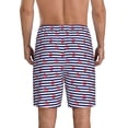 thumbnail image 2 of Balery Anchors Men's Cotton Knit Pajama Shorts Waistband & Pockets,Short Pajama Pants-X-Large, 2 of 8
