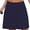 D1-Navy Blue, variant on Women's 2-in-1 High Waisted Tennis Skort with Pockets, White Athletic Golf Skirt with Built-in Shorts, Size M