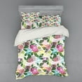 thumbnail image 2 of Ambesonne Floral Bedding Set 3 Pcs, Blooms Beauty, Twin XL, Multicolor, 2 of 3