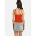 thumbnail image 2 of Women's Scoop Neck Cami Crop Tops Strap Camisole Tank Shirt Cami Cropped Tops, 2 of 4