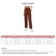 thumbnail image 5 of Pantalones largos,Pantalones de pana para mujer Pantalones rectos de pierna recta Pantalones abotonados resistentes y resistentes, 5 of 5
