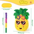thumbnail image 2 of Piñata WERNNSAI Piña pequeña con venda en los ojos y bate para niños, 2 of 7