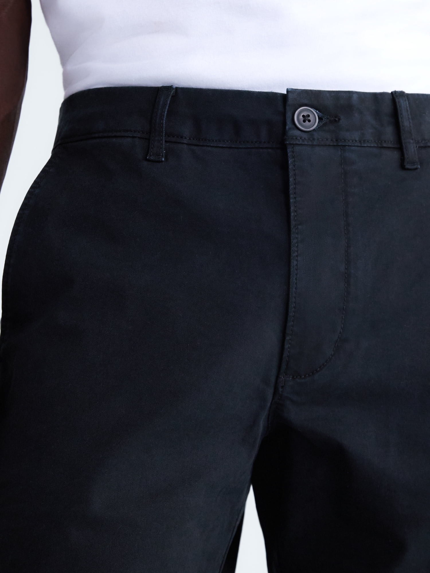 Free Assembly Men's Straight Fit Chino Pants, Waist Sizes 29-40