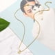 thumbnail image 4 of Collar con Colgante para Mujer Yuxing 40 cm Hip Hop Brillante Letras, 4 of 5