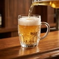 thumbnail image 5 of QUANSHANGJU Dimple Stein 17 oz Beer Mug Beer Glasses Set of 6, 5 of 10