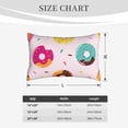 thumbnail image 6 of Balery Donut Pillow Covers,Bed Pilowcases,Reversible Plush Throw Pillow Covers End Pillow Encasement,Pillow Case - 16"X24", 6 of 9