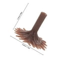 thumbnail image 3 of SHISUYAN 50Pcs Miniature Model Trees Base Diorama Train Scenery Mini Tree Feet Stand For Diy Railway Landscape Sand Table Decor Brown, 3 of 8