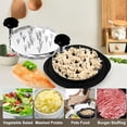 thumbnail image 3 of Chicken Shredder, Large Chicken Shredder Tool Twist, Visible Meat Shredder Machine for Chicken Breast Beef Pork with No-Slip Strip & Ergonomic Handle Suitable for Pork Beef Chicken (Black), 3 of 7