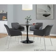 thumbnail image 2 of LumiSource Daniella Dining Chair - Set of 2, 2 of 6