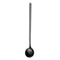 thumbnail image 1 of Cuchara de mango largo Cucharadita de postre de helado de acero inoxidable (Negro) JShteea Libre de BPA, 1 of 4