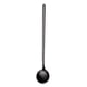 thumbnail image 1 of Cuchara de mango largo Cucharadita de postre de helado de acero inoxidable (Negro) JShteea Libre de BPA, 1 of 4