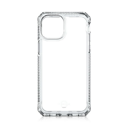 ITSKINS HYBRID-R CASE FOR IPHONE 13 (6.1") - 100% RECYCLED MATERIALS - CLEAR SERIES - TRANSPARENT