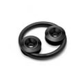 thumbnail image 4 of Quick Release Fasteners Set Black Screw Bolt Loop Ring Kit Fender Trunk Bumper, 4 of 5