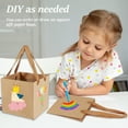 thumbnail image 6 of Threns Paper Gift Bags,Foldable Paper Shopping Bags,Portable Paper Carry Bag with Handles for Grocery Merchandise Craft, 6 of 10