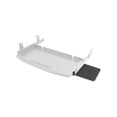 thumbnail image 3 of Abbracc Keyboard Tray Under Desk Keyboard Organizer Metal for Typing Keyboard Holder Gray w Mouse Board, 3 of 9