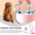thumbnail image 4 of Methold 3 unids/set collar para mascotas correa de aleación de zinc Clip de impresión ajustable arnés para caminar lavable personalizado rosa M Type2 NO2 Methold PT003876-14, 4 of 6