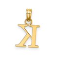 thumbnail image 4 of Diamond2Deal 14K Pendentif Initiale Lettre K en Or Jaune pour Femmes, 4 of 6
