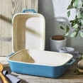 thumbnail image 5 of Staub Ceramic 2-pc Rectangular Baking Dish Set - Rustic Turquoise, 5 of 6
