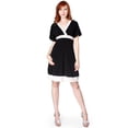 thumbnail image 4 of Evanese Women's Short Kimono sleeve Bubble skirt Casual Cocktail Day Dress, 4 of 4