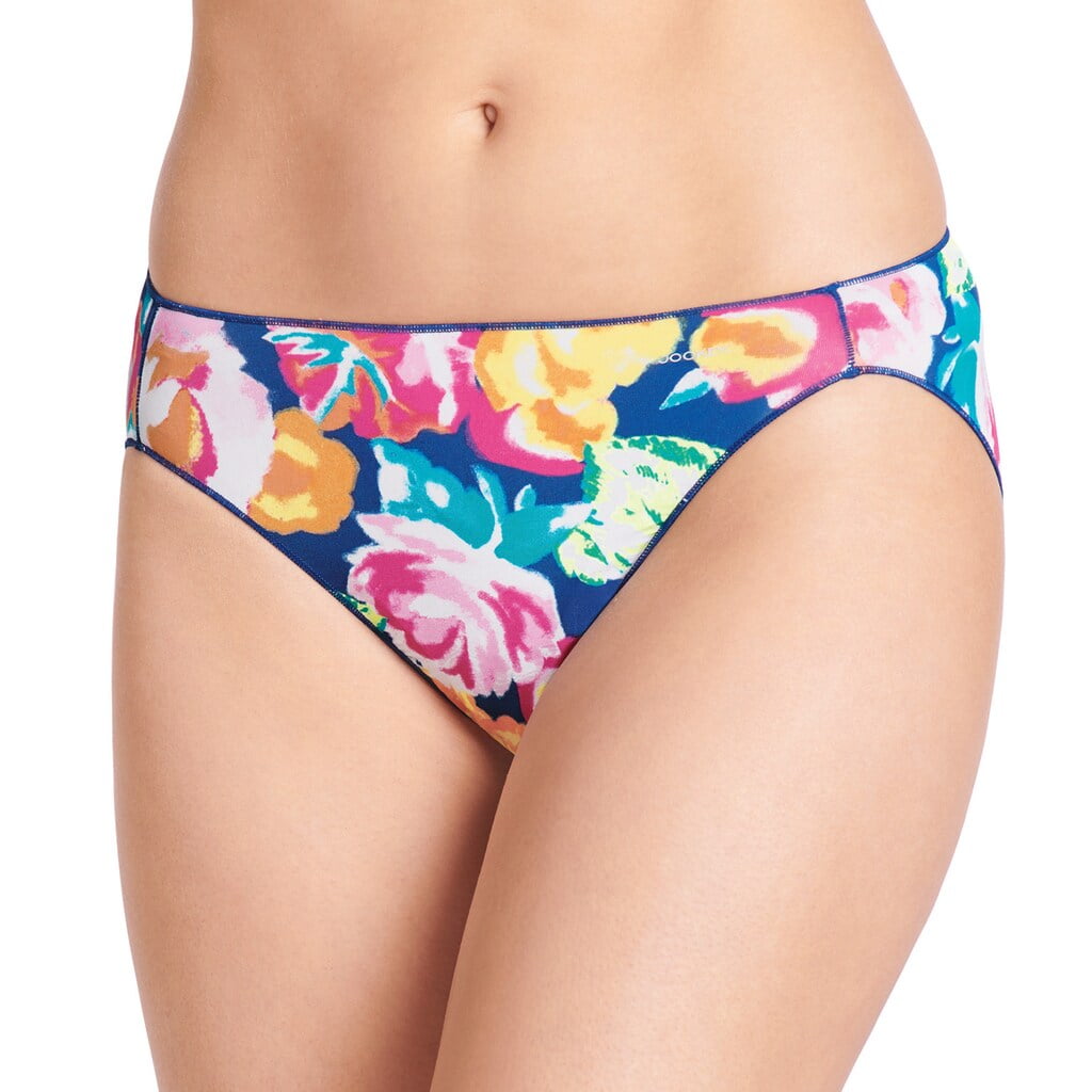 Jockey No Panty Line Promise Hi Cut Panty 1338 Brilliant Blooms
