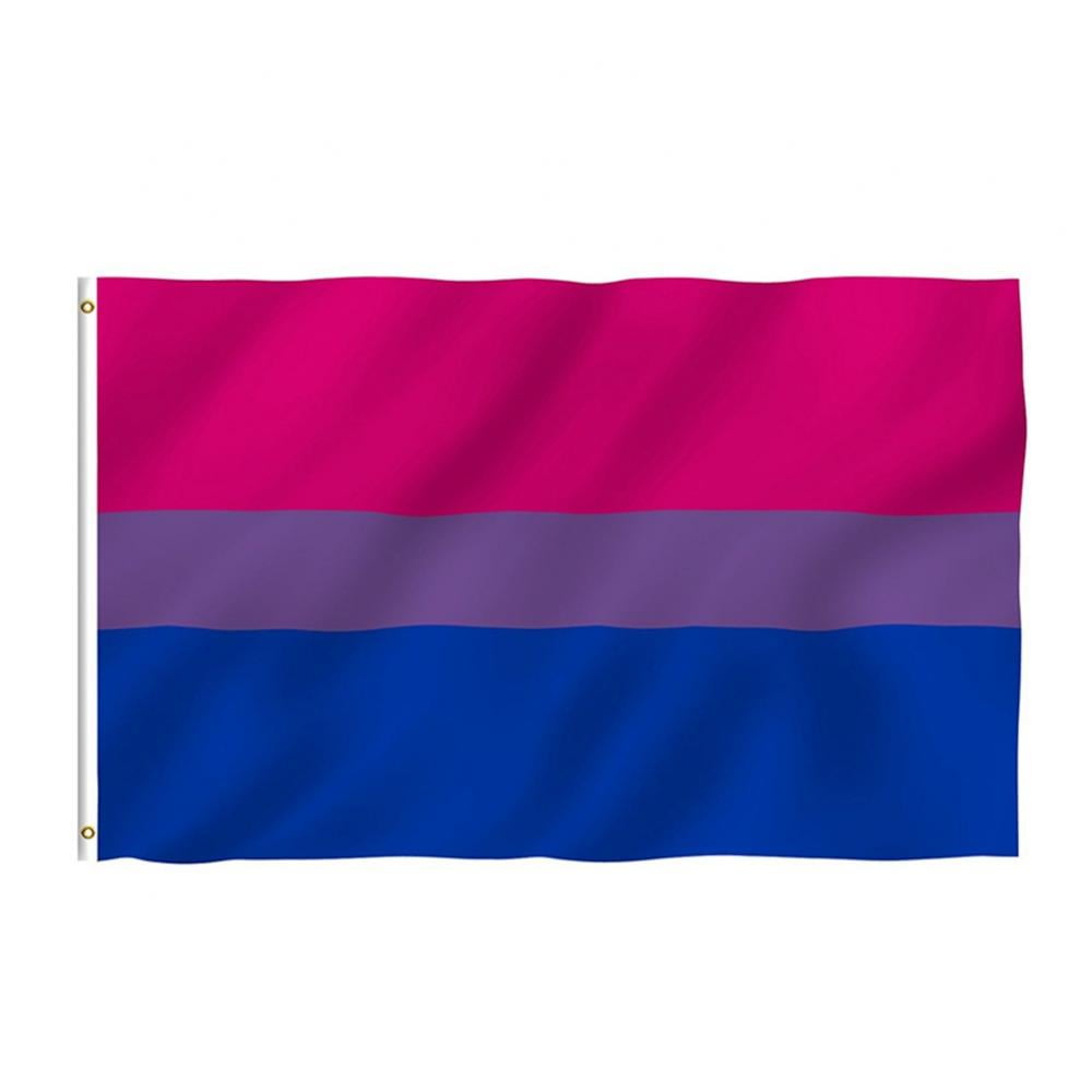 Bisexual Pride Symbol Flag 3x5ft with Grommets LGBTQIA Bi Pride 