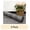 Gray, variant on Lxcreat Vinyl Flooring Peel and Stick Roll Thicken Self Adhesive Dark Gray Vinyl Floor Wood Plank Flooring Wood Grain Floor 118-in x 15.7-in