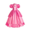 thumbnail image 1 of Cosplay Performance Costume Children's Princess Dress Giri Peach Princess Skirt, 1 of 6