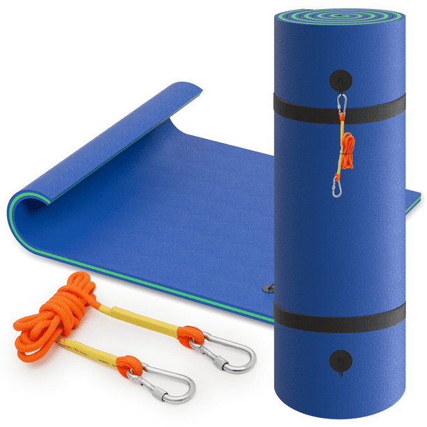 MADOG Water Floating Mat Foam Pad, 8x6FT Bouncy TearResistant XPE Foam