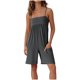 thumbnail image 2 of mfyjkho Pantalones Cortos Para Mujer, Mono Corto De Verano Sin Mangas Con Hebilla Ajustable Y Bolsillos Laterales Para Mujer Pantalones Cortos Para Mujer M, 2 of 6