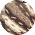 thumbnail image 1 of Ahgly Company Indoor Round Abstract Reddish Brown Abstract Area Rugs, 6' Round, 1 of 6