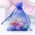 thumbnail image 6 of Organza Bags-Casewin 100pcs 4 x 6 Inch Gift Bags Organza Drawstring Pouch Jewelry Party Wedding Favor Party Festival Gift Bags Candy Bags, (Blue), 6 of 8