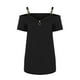 thumbnail image 4 of Puntoco - Camiseta sin tirantes de manga corta con cuello en V para mujer Puntoco Puntoco-4513, 4 of 9