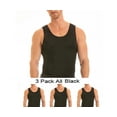 thumbnail image 2 of 3-Pack Insta Slim Big & Tall Compression Muscle Tank, Athletic Shapewear Tee MS0003BT, 2 of 14