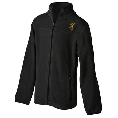 Youth Browning Teton Fleece Jacket Black Full Zip Boys Girls NWT ...