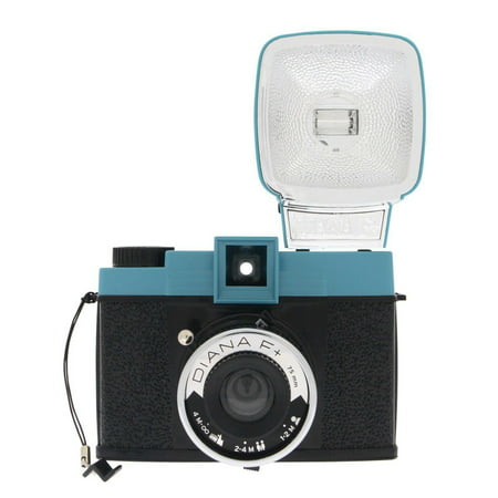 LOMOGRAPHY DIANA F+ MEDIUM FORMAT (120) CAMERA, REMOVABLE 75mm LENS, ZONE FOCUSING SYSTEM, PINHOLE FUNCTION, TWO SHUTTER SPEEDS, ENDLESS PANORAMA MODE, MULTIPLE & PARTIAL EXPOSURE