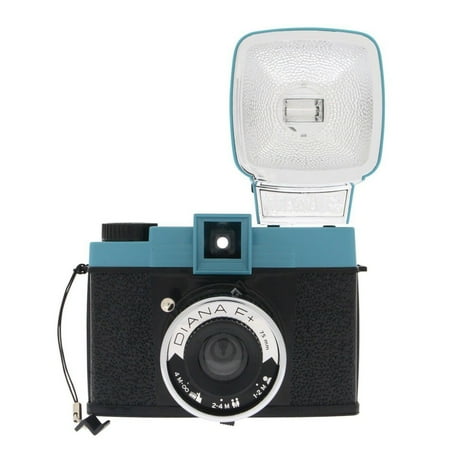 - LOMOGRAPHY DIANA F+ MEDIUM FORMAT (120) CAMERA, REMOVABLE 75mm LENS, ZONE FOCUSING SYSTEM, PINHOLE FUNCTION, TWO SHUTTER SPEEDS, ENDLESS PANORAMA MODE, MULTIPLE & PARTIAL EXPOSURE OPTIONS