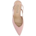 thumbnail image 5 of Journee Womens Knightly Sling Back Mid Stiletto Pointed Toe Pumps, Widths Available, 5 of 10