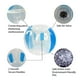 thumbnail image 3 of Bola De Choque Inflable Bolas De Choque De PVC Bolas De Colisión Inflar El Cuerpo Bolas De Juego De Pelota De Rebote Para Niños, Decoraciones De Patio Inflables, 3 of 7