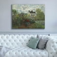 thumbnail image 4 of Epic Graffiti 'The Artist’s Garden In Argenteuil' by Claude Monet, Giclee Canvas Wall Art, 54"x40", 4 of 8