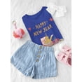 thumbnail image 3 of Happy New Year Cat W Presents  T-Shirt Toddler -Image by Shutterstock,  2 Toddler, 3 of 4