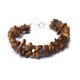 thumbnail image 1 of Xiao Hua Pulsera de cuentas hecha a mano, ideal para hombres y mujeres, con cristales de piedra natural de doble capa (marrón)., 1 of 3