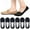 Black, variant on Men Thin No Show Socks for Loafer, Invisible Low Cut Liners No See Non Slip Sock 6 Pairs