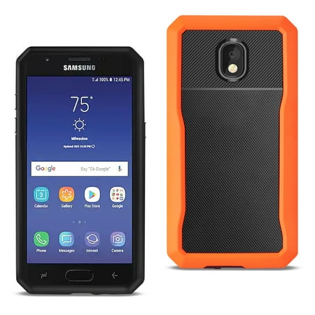 Samsung Galaxy J3 (2018) Full Coverage Shockproof Case In Orange